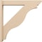 Ekena Millwork 5 1/2-in W x 32-in D x 32-in H Funston Slat Rough Cedar Woodgrain TimberThane Outlooker, Primed Tan OUTUR055X32X32FST24RCPR - alternate 2